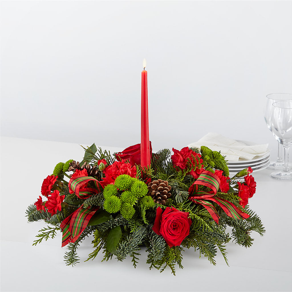 By the Candlelight Centerpiece – Flowers By Aylen Llc, Fort Pierce FL