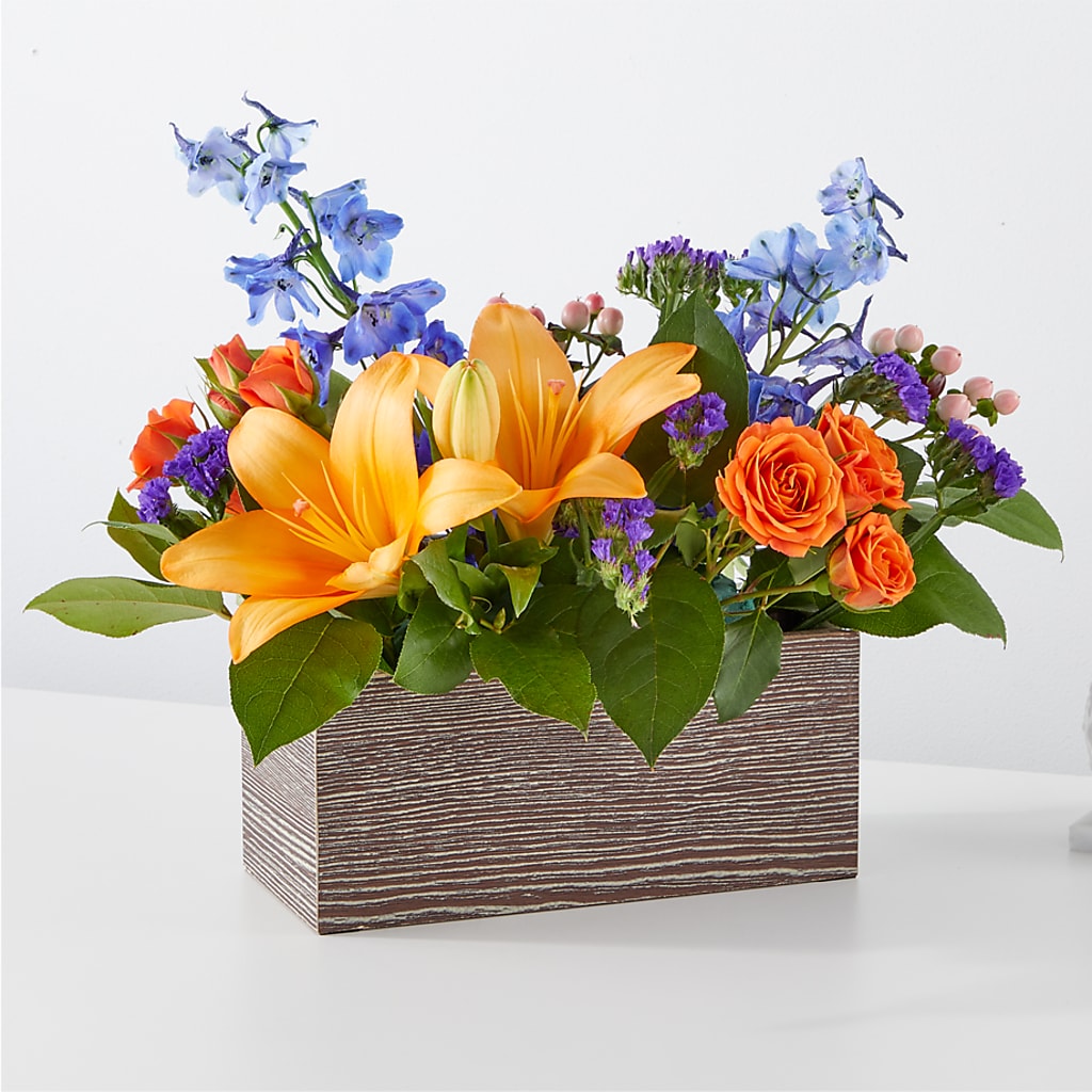 Radiant Citrus Box Bouquet – Flowers By Aylen Llc, Fort Pierce FL