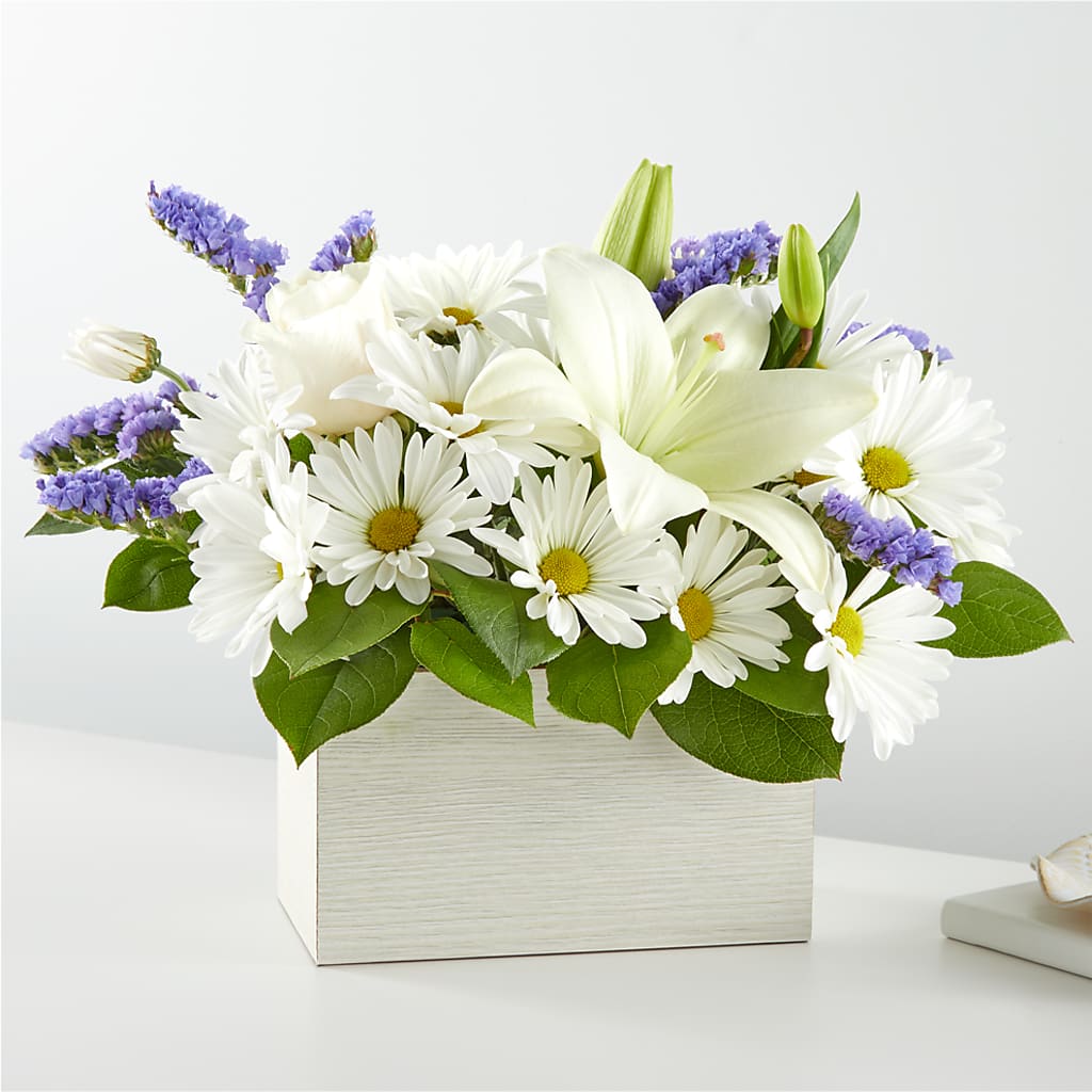 Beyond Blue Box Bouquet – Flowers By Aylen Llc, Fort Pierce FL