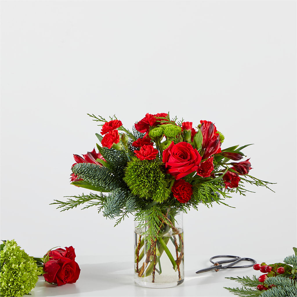 Merry Moment Bouquet – A Florist Original – Flowers By Aylen Llc, Fort Pierce FL