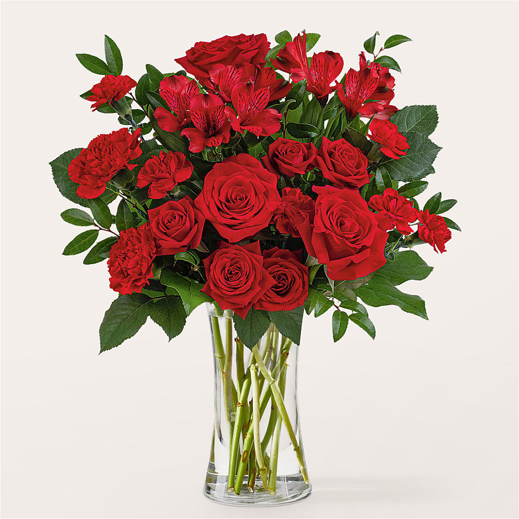 Brilliant Ruby Bouquet – Flowers By Aylen Llc, Fort Pierce FL