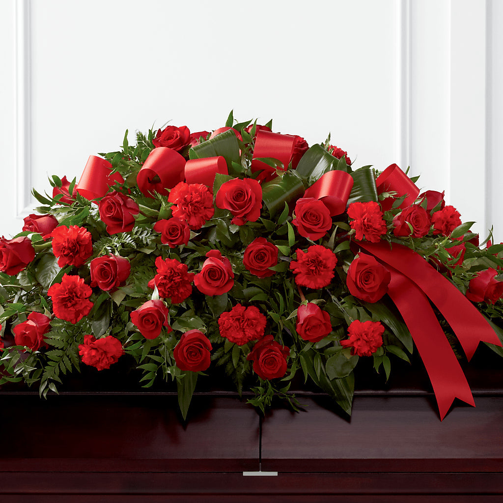 Tribute of Life Casket Spray – Flowers By Aylen Llc, Fort Pierce FL