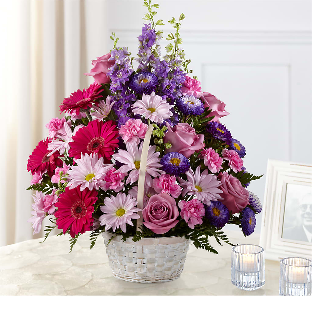 Pastel Peace Basket – Flowers By Aylen Llc, Fort Pierce FL