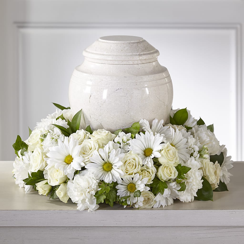 Ivory Gardens Cremation Adornment – Flowers By Aylen Llc, Fort Pierce FL