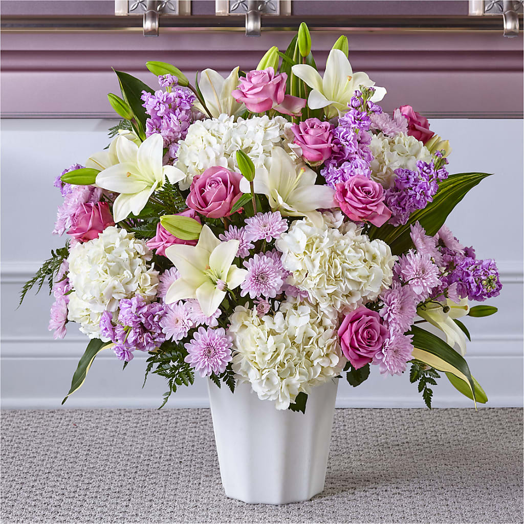 Heaven Sent Floor Basket – Flowers By Aylen Llc, Fort Pierce FL