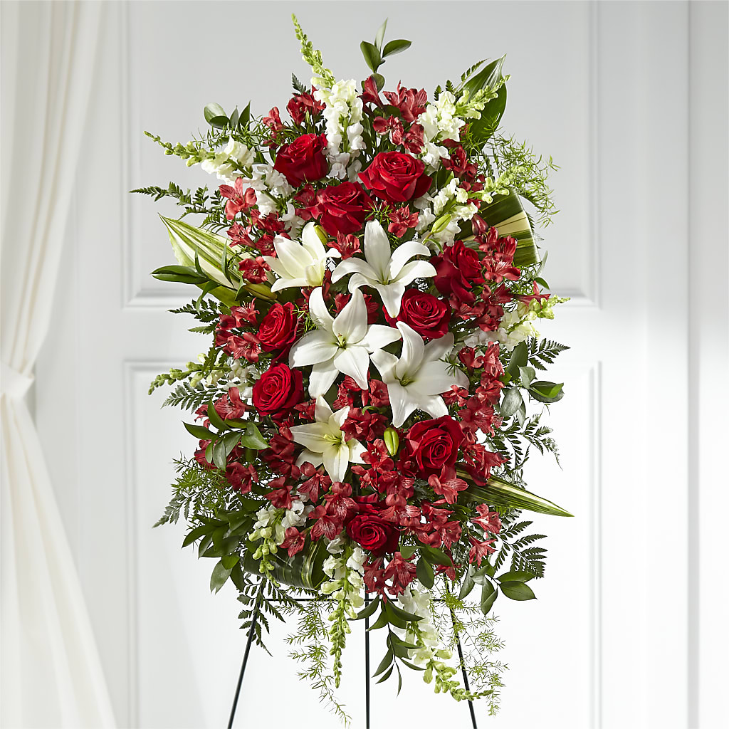 Everlasting Memory Standing Spray – Flowers By Aylen Llc, Fort Pierce FL
