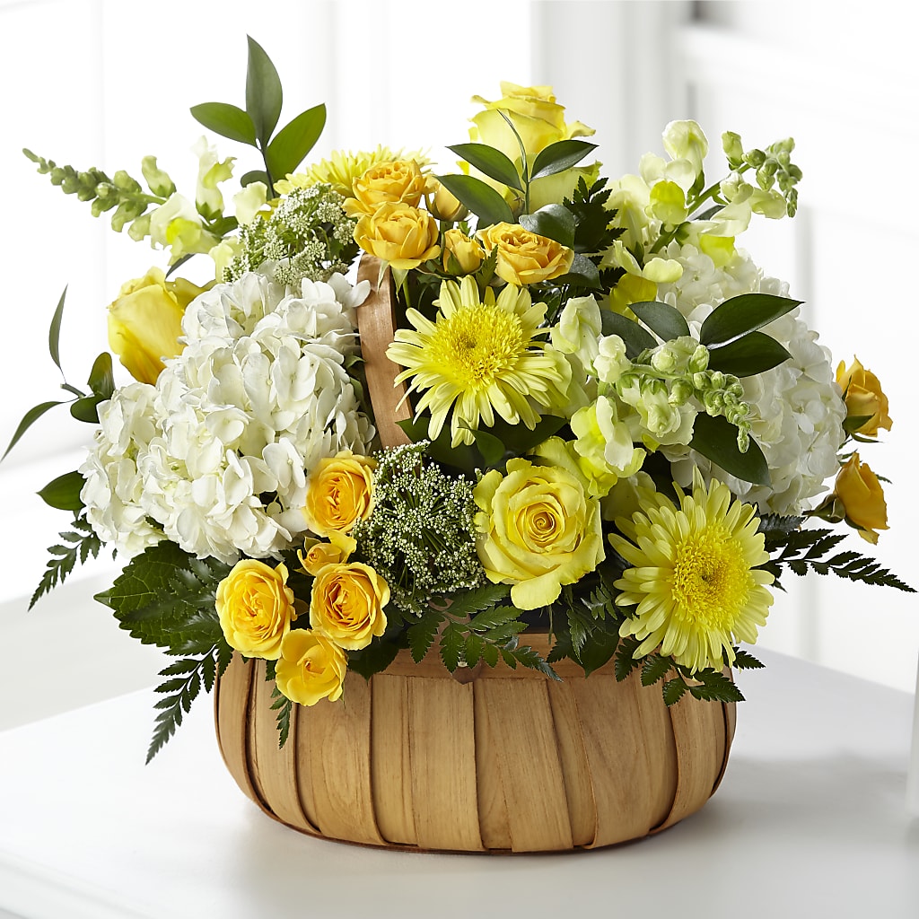 Rustic Remembrance Basket – Flowers By Aylen Llc, Fort Pierce FL