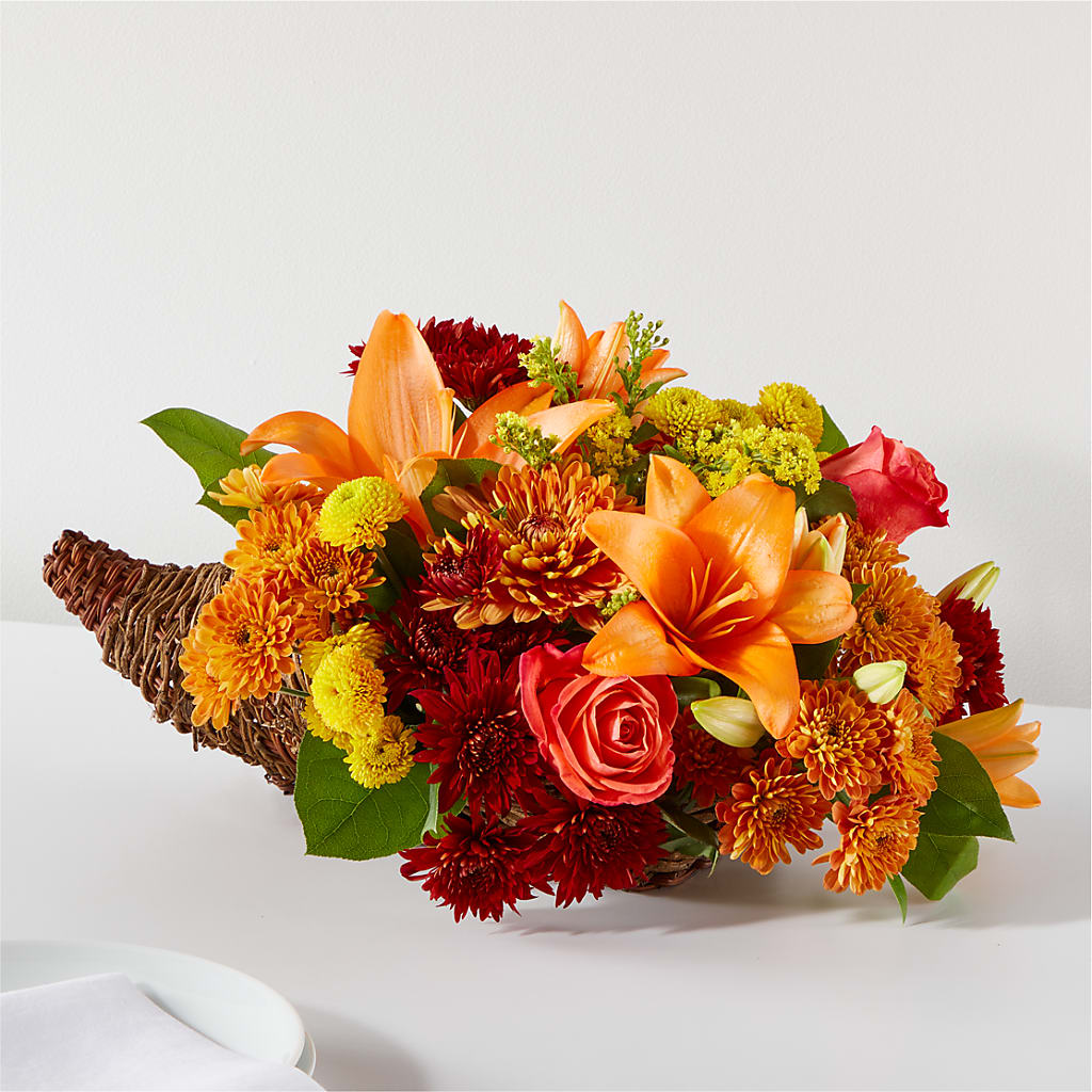 Bouquet of Blessings Cornucopia – Flowers By Aylen Llc, Fort Pierce FL