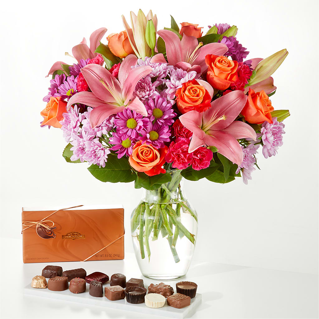 One and Only Bouquet and Chocolate Bundle – Flowers By Aylen Llc, Fort Pierce FL
