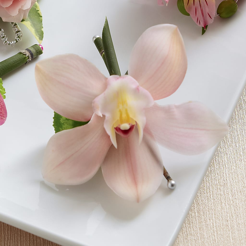 Pink Cymbidium Boutonniere – Flowers By Aylen Llc, Fort Pierce FL