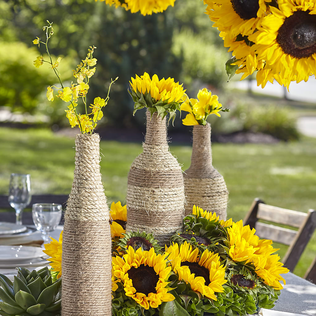 Sublime Garden Centerpiece – Flowers By Aylen Llc, Fort Pierce FL