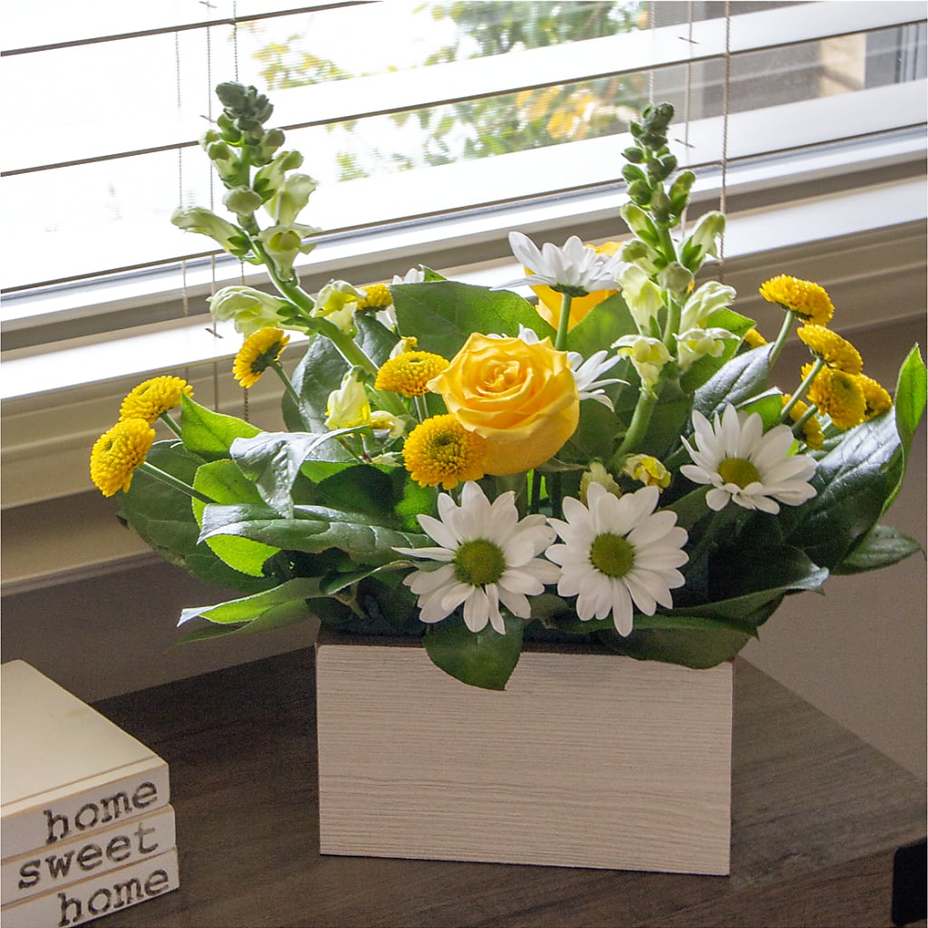 Sun Salutation Box Bouquet –  Flowers By Aylen Llc, Fort Pierce FL