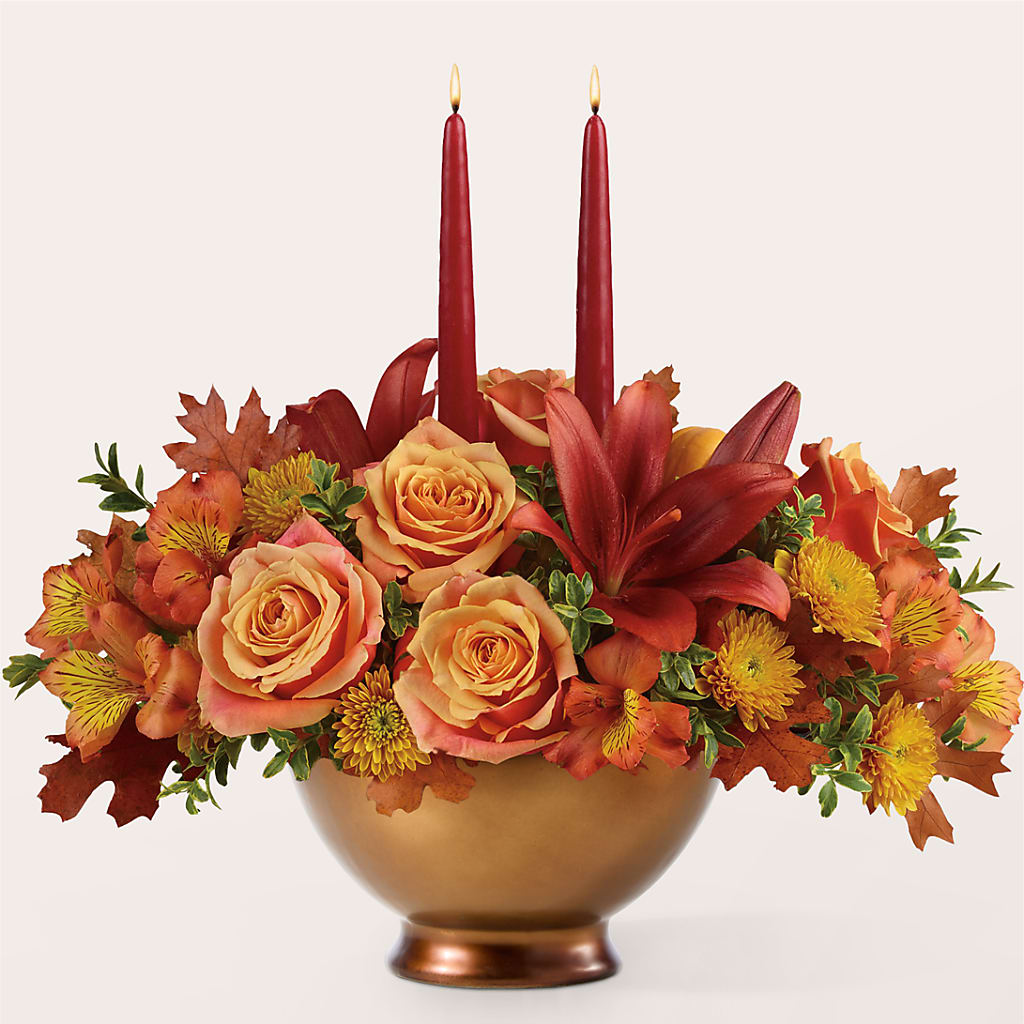 Harvest Table Centerpiece –  Flowers By Aylen Llc, Fort Pierce FL