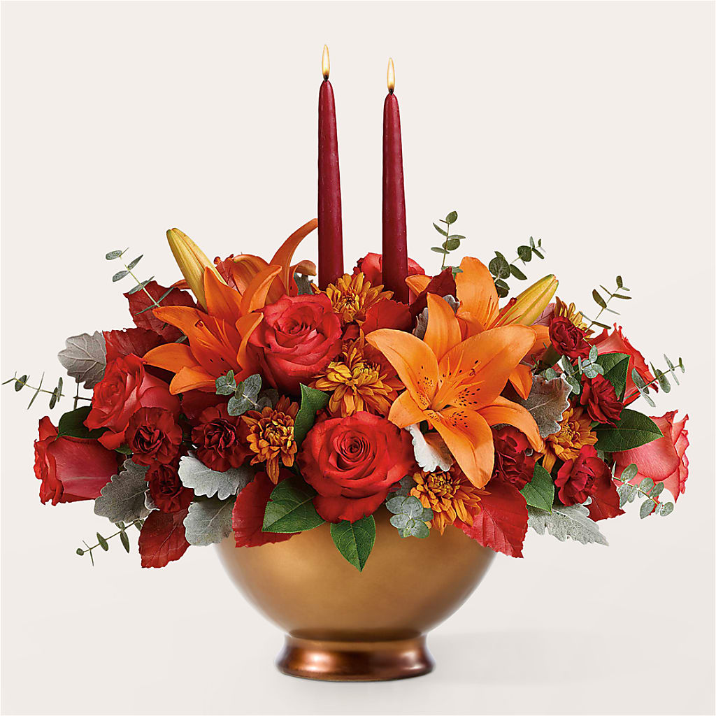 Fruits of Fall Centerpiece –  Flowers By Aylen Llc, Fort Pierce FL