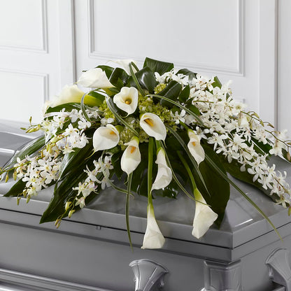Angel Wings Casket Spray –  Flowers By Aylen Llc, Fort Pierce FL