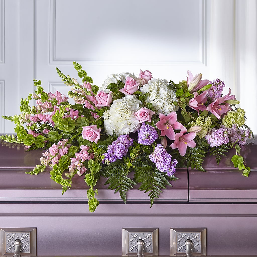 Life's Gratitude Casket Spray –  Flowers By Aylen Llc, Fort Pierce FL