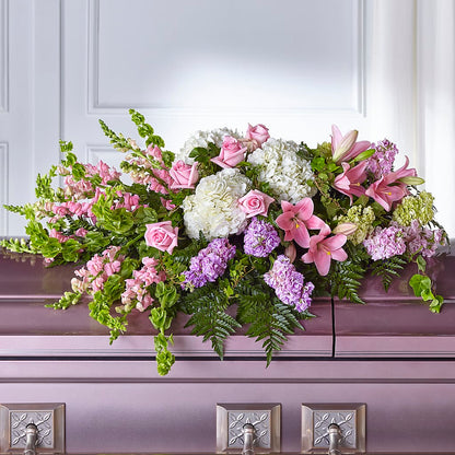 Life's Gratitude Casket Spray –  Flowers By Aylen Llc, Fort Pierce FL