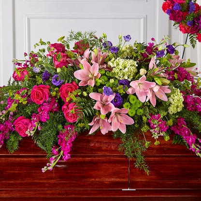 Radiant Tribute Casket Spray –  Flowers By Aylen Llc, Fort Pierce FL