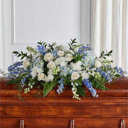 Timeless Essence Casket Spray –  Flowers By Aylen Llc, Fort Pierce FL