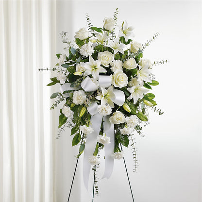 With Care Standing Spray –  Flowers By Aylen Llc, Fort Pierce FL