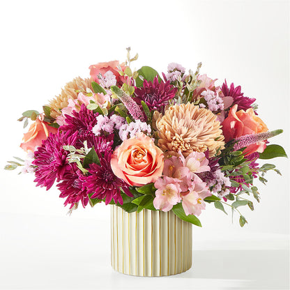Berry Cobbler Bouquet with Ivory Vase –  Flowers By Aylen Llc, Fort Pierce FL