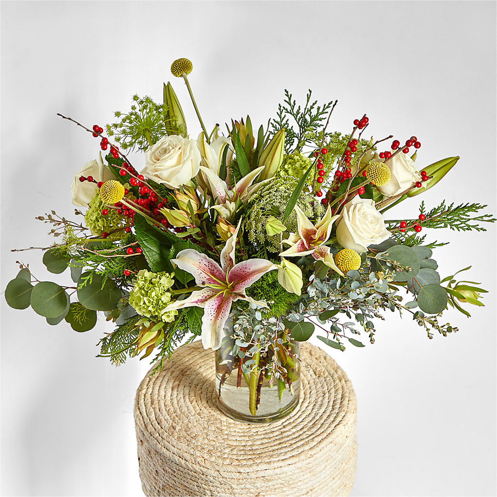 Berry & Bright Bouquet –  Flowers By Aylen Llc, Fort Pierce FL