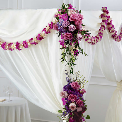 Color & Light Chuppah Decor –  Flowers By Aylen Llc, Fort Pierce FL